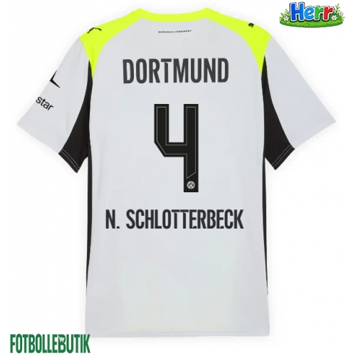 Borussia Dortmund Nico Schlotterbeck #4 Bortatröja 2025-26 Kortärmad